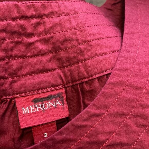 Merona dress, size 3, Burgundy (Cotton) - Picture 5 of 5